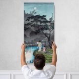 Moon at Sekiguchi 1936 by Hiroaki Takahashi Canvas Wall Art Print