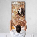 Flirt 1895 1900 by Alphonse Mucha Canvas Wall Art Print