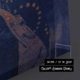 The Evening Star 1902 by Alphonse Mucha close up showing gallery canvas texture and depth