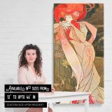 Decorative Watercolour 1903 by Georges de Feure canvas wall art mockup 03