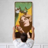La Femme au Perroquet 1898 by Angelo Jank Canvas Wall Art Print