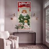 Helm Cocoa 1899 by Henri Privat Livemont canvas print shown in a styled interior