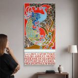 La Libre Esthetique Salon Annuel by Gisbert Combaz canvas wall art mockup 02