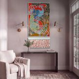 La Libre Esthetique Salon Annuel by Gisbert Combaz canvas print shown in a styled interior