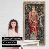 Pomona 1882 by Edward Burne Jones and John Henry Dearle canvas wall art mockup 03