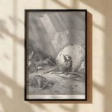 Conversion of Saul - Road to Damascus by Gustave Dore canvas wall art - Image 2