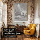 Conversion of Saul - Road to Damascus by Gustave Dore canvas wall art - Image 3