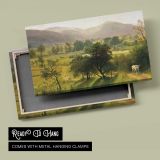 Conway Valley New Hampshire by Albert Bierstadt - canvas rear frame and hanging hardware