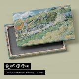 Cottages by Vincent Van Gogh - canvas rear frame and hanging hardware