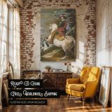 Count-Duke of Olivares Rider - Velazquez Powerful Spanish Noble in Motion canvas wall art - Image 2