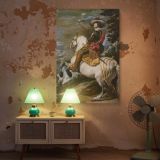 Count-Duke of Olivares Rider - Velazquez Powerful Spanish Noble in Motion canvas wall art - Image 5