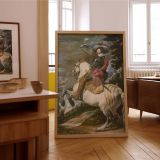Count-Duke of Olivares Rider - Velazquez Powerful Spanish Noble in Motion canvas wall art - Image 4