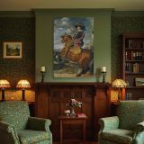 Count-Duke of Olivares - Velazquez Equestrian Nobleman with Baton and Horse canvas wall art - Image 4