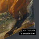 Count-Duke of Olivares - Velazquez Equestrian Nobleman with Baton and Horse canvas wall art - Image 8