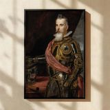 Count of Benavente - Velazquez Baroque Noble in Gleaming Armor canvas wall art - Image 2