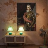 Count of Benavente - Velazquez Baroque Noble in Gleaming Armor canvas wall art - Image 5