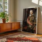 Count of Benavente - Velazquez Baroque Noble in Gleaming Armor canvas wall art - Image 6