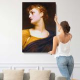 Antigone by Frederic Leighton canvas print, displayed on a wall
