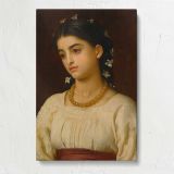 Catarina by Frederic Leighton canvas print, front view