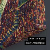 Self-Portrait of Vincent van Gogh by Vincent Van Gogh canvas print, canvas edge detail