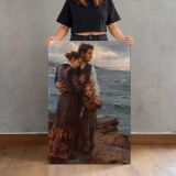 She Is Not Gone by Daniel Gerhartz canvas print, held for scale