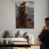 She Is Not Gone by Daniel Gerhartz canvas print, room display