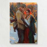 Homecoming by Daniel Gerhartz canvas print, front view