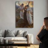 Women Resting beneath Trees by Daniel Gerhartz canvas print, room display