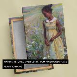 Among the Wildflowers by Daniel Gerhartz canvas print, front and back view