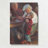 Grandma's Smile by Daniel Gerhartz canvas print, front view