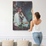 In the Stillness by Daniel Gerhartz canvas print, displayed on a wall