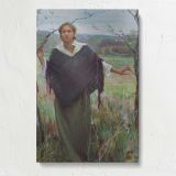 Listening by Daniel Gerhartz canvas print, front view
