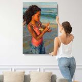 Ocean Breezes by Daniel Gerhartz canvas print, displayed on a wall