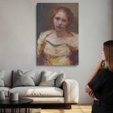 Rachel Autry Portrait by Daniel Gerhartz canvas print, room display