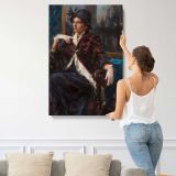 Savoir Faire by Daniel Gerhartz canvas print, displayed on a wall