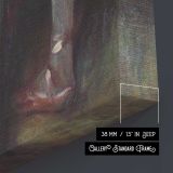 The Audition by Daniel Gerhartz canvas print, canvas edge detail