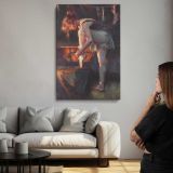 The Audition by Daniel Gerhartz canvas print, room display