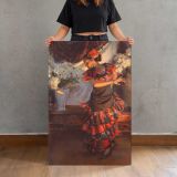 The Dance by Daniel Gerhartz canvas print, held for scale