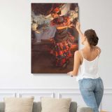 The Dance by Daniel Gerhartz canvas print, displayed on a wall