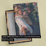 With Mother by Daniel Gerhartz canvas print, front and back view