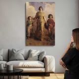 The Virgin by Abbott Handerson Thayer canvas print, room display