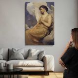 Winged figure by Abbott Handerson Thayer canvas print, room display