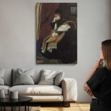 La Douloureuse Certitude by Alfred Stevens canvas print, room display