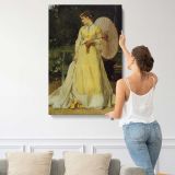 In the Country by Alfred Stevens canvas print, displayed on a wall