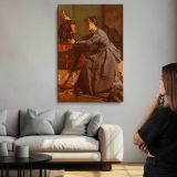 L-Inde A Paris-Le Bibelot Exotique by Alfred Stevens canvas print, room display