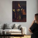 The Love Letter by Alfred Stevens canvas print, room display