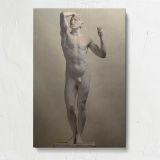Age of Bronze by Auguste Rodin canvas print, front view