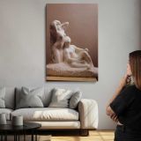 Poet And Muse by Auguste Rodin canvas print, room display