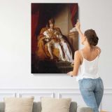 Emperor Franz I of Austria in Coronation Robes canvas print, displayed on a wall
