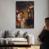 The Sad Message canvas print, room display